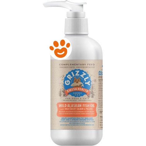 Schesir Grizzly Dog&Cat Olio Salmone Selvatico dellAlaska - Confezione 250 ml -