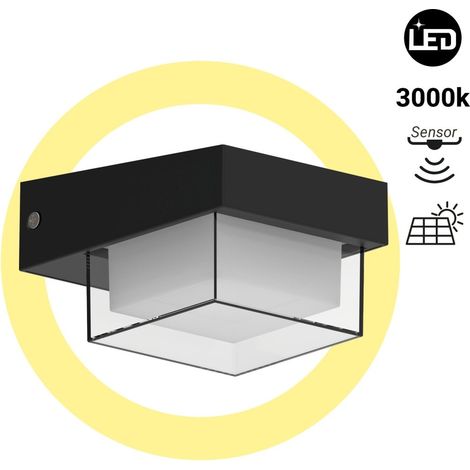 Lámpara LED Solar Con Sensor De Microondas - 3000K - IP65 -