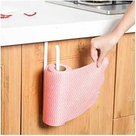 Distributeur de Papier essuie-Tout sous Armoire Support pour Rouleau de Papier sans perçage pour Cuisine Salle de Bain(1 pièces) (1/4)