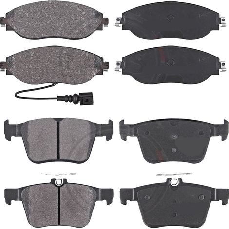 KIT PASTIGLIE FRENO ANTERIORI E POSTERIORI compatibile con VOLVO C30 (533) / PASTIGLIE FRENANTI AUTO OEM P 24 061,P 24 148 / SOSTITUZIONE DIRETTA / BASSA POLVERE / SILENZIOSO