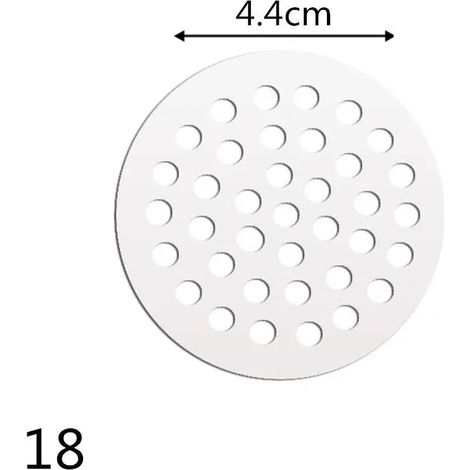 (18-4.4cm)1Pc Round 304 Stainless Steel Sink Strainer Drains Cover Hair Filter Kitchen Bathroom Balcony Toilet Sewer Isolation Net (1/4)
