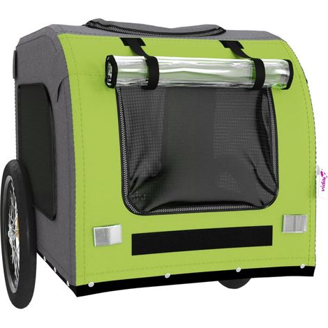 Rimorchio/carrello per animali domestici verde 020044281