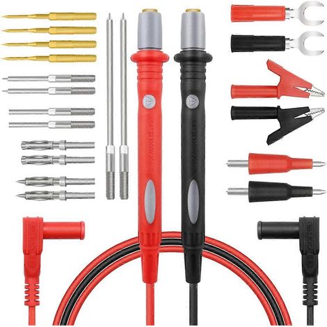 Multimeter-Messleitungen-Set, Rücksonden-Messleitungen, Multimeter-Prüfspitzen