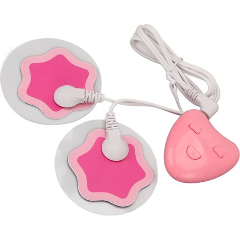 Dispositif anti-douleurs menstruelles avec patch électrode rechargeable USB portable, masseur pour soulager les douleurs menstruelles chez les femmes, rose rouge (1/5)