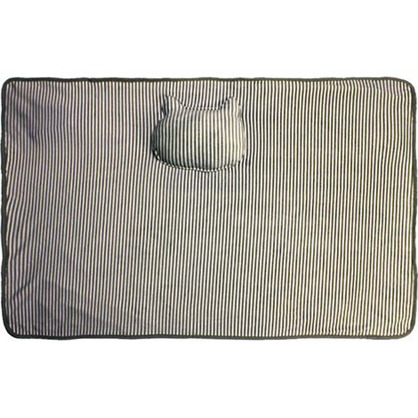 Couverture chauffante USB pour genoux (11572cm) Chauffe-pieds chauffant en flanelle Chauffe-corps Châle Couverture électrique, (gris) (1/5)