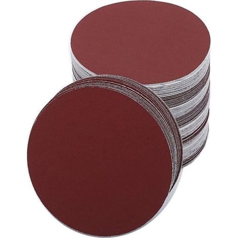 Lot de 30 disques abrasifs ronds de 150 mm (6 pouces) de diamètre, grain 1 500, auto-agrippants, pour ponceuse, grain de votre choix.