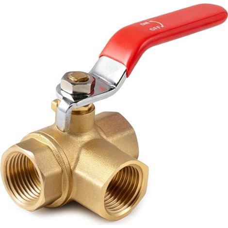 VANCOCO Vanne sphérique 3 voies 1/2" IG-IG (1/5)
