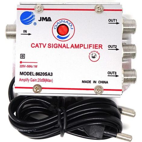 AMPLIFICATORE DI SEGNALE TV- A 3 USCITE ALIMENTAZIONE 220V