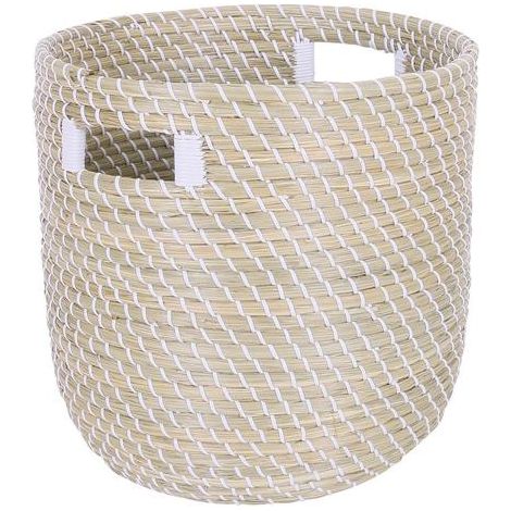 Mehrzweckkorb rund Seegras, Fb. natur D3 6H34 cm