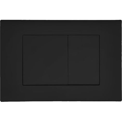 Plaque de Commande Noire Mate – Compatible avec Geberit Duofix Sigma/Delta/Basic – Double Chasse – Wunderbad (1/5)