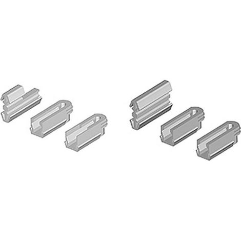 conector ovvo fijo. plástico. gris claro. 9x21. para tableros tipo fijo kits 1000 kits