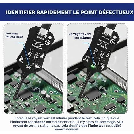 Inductor Tester, Induction Tester, Portable High Precision Test Equipment for Testing Electromagnetic Sensors in Devices such as Phones (1/4)