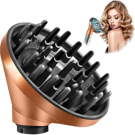 Boquilla difusora mejorada compatible con el accesorio difusor del secador de pelo Dyson Airwrap 973365-01 (1/5)