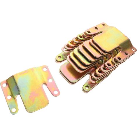 Connecteurs pour Meubles en Fer 10pcs, Clips Multifonctionnels pour Canapés, Ajustement Facile de Hauteur et Angle, Accessoires pour Canapé à Domicile (1/5)