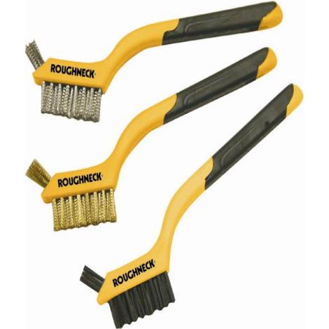 Roughneck Mini Wire Brush Set of 3