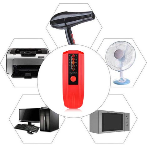Testeur de champ magnétique, testeur de rayonnement électromagnétique, rouge (1/5)