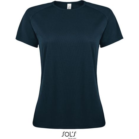 Camiseta De Mujer Mangas Raglán SOL'S SPORTY WOMEN XS Azul petróleo (1/3)