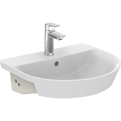 Lavabo semincasso CONNECT AIR ARC 500 x 450 x 160 mm bianco IDEAL STANDARD