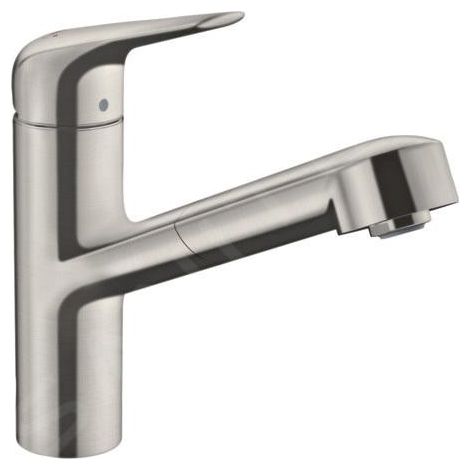 Mitigeur de lavabo 150 avec sBox, sortie extensible M4214-H150ST, aspect acier inoxydable (1/5)