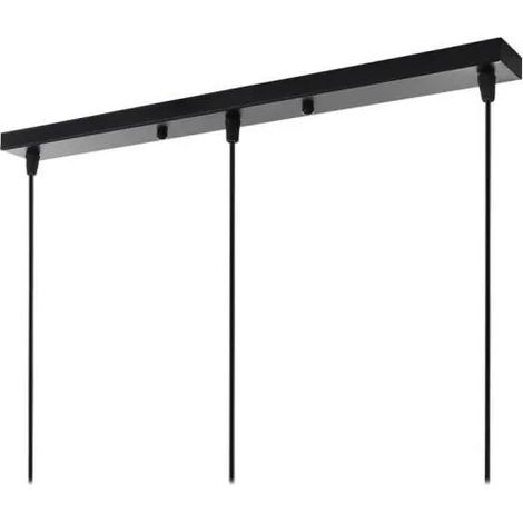 Accessoires du Lustre,Support de Lustre avec Support en Barre - 50cm - Noir(ligne non incluse) (1/4)