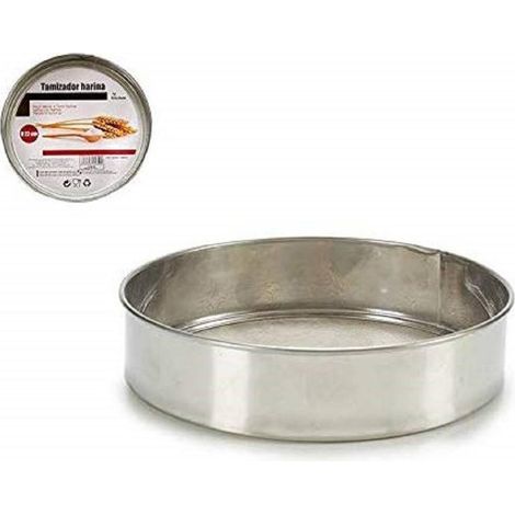 Kaela - Setaccio A Tamburo Farina 19cm Rotondo Acciaio Colino Passino Filtra Cucina Dolc -