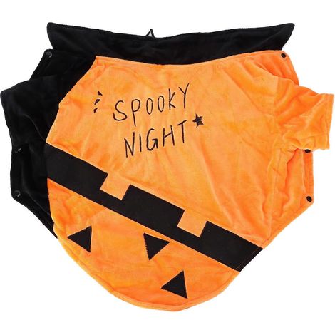 Costume animal Halloween motif chauve-souris, polyester lavable en machine, déguisement pour chat et chien, tenue festive pour fêtes, taille unique. (1/5)