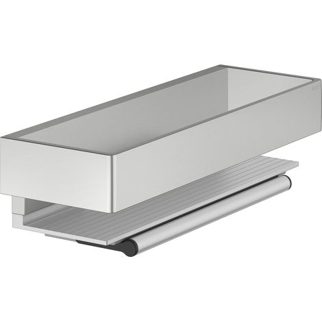 KEUCO EDITION 11 Duschablage mit Glasabzieher, abnehmbar,