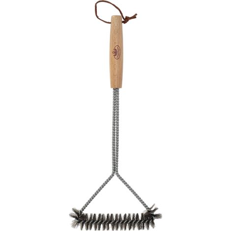 Brosse métallique pour barbecue - Beige/Argenté - L 38,4 cm - Livraison gratuite (1/3)