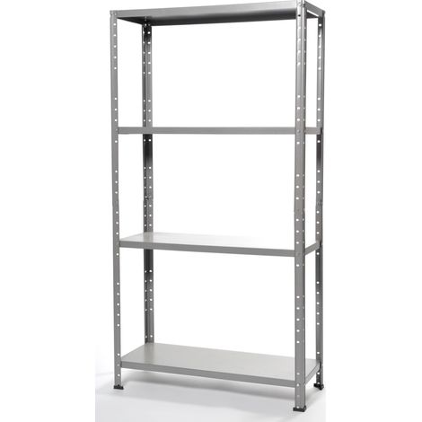 scaffale in metallo 4 ripiani grima portata totale 160 kg 75x30x136 cm (1/4)