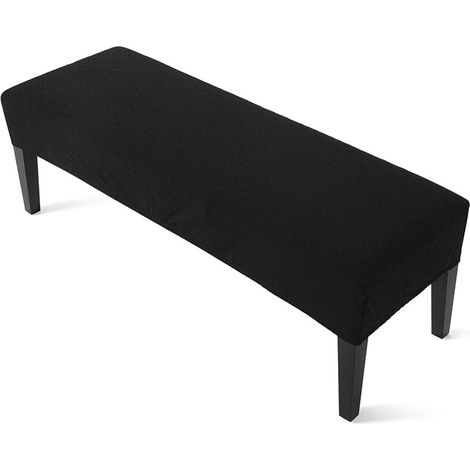 Housse De Banc - Jacquard Extensible Avec Bande Elastique - Pour Banc De Salle A Manger Rembourre - 1 Unite (1/5)