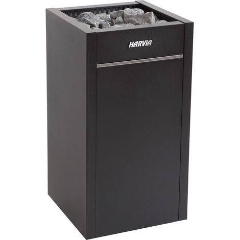 Harvia Virta HL110 Premium Saunaofen 10,8 kW finnischer Saunaofen Standofen schwarz (1/4)