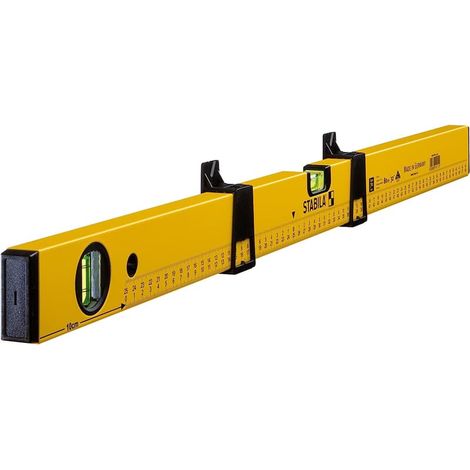 STABILA Wasserwaage Type 70 MAS, 80 cm, mit Markierschiebern und Skalenaufdruck - 14111 (1/5)
