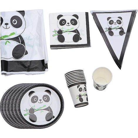 1 Set Panda-Geschirr