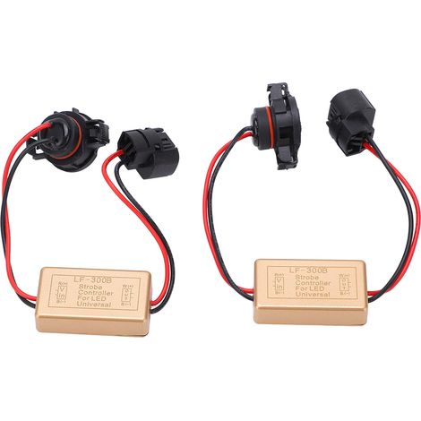 2Pcs Module Clignotant Stroboscope LF‑300B H16 pour Feu Stop LED, Contrôleur Flash Arrière (1/5)