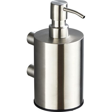 Distributeur Savon Aluminium 500ml Acier Inox Cuisine Salle Bain (1/4)