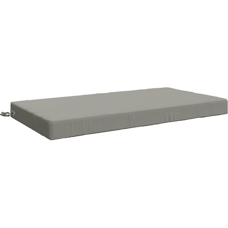 vidaXL Cuscino per la seduta SOEST 100% Poliestere Grigio