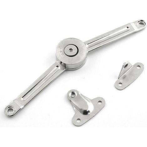 Bisagra de elevación Stay Lift para puertas, armarios y muebles de cocina, acero inoxidable, 2 piezas (1/4)