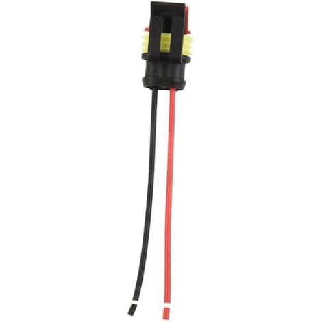 Lot de 10 connecteurs de câble Superseal à 2 broches étanches pour voiture, moto, bateau, camion 0,75-1,5 mm² 14 A 24 V en cuivre femelle (1/5)