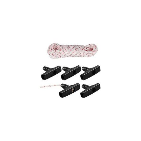 Corde de Démarrage 10m Ø3,5mm avec Poignée Ergonomique pour Tondeuse, Tronçonneuse et Débroussailleuse Universelle (1/4)