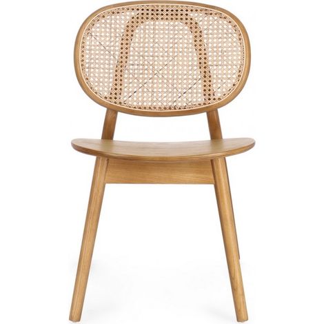 Sedia Legno Nero Moderna da Interno - ELOISE - Colore: Marrone (1/5)