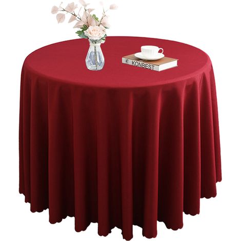 Tablecloth - Waterproof Polyester Table Cover - For Home Kitchen Restaurant Party - 180 cm (1/5)