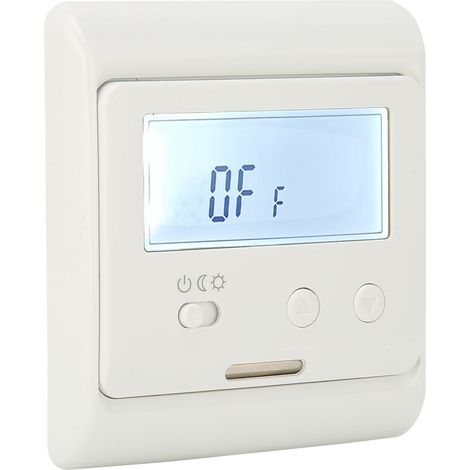 Digitaler Thermostat für wasserbasierte Fußbodenheizung, Wandtemperaturregler für den Hausgebrauch, 180V-230V-Bedienfeld (1/5)