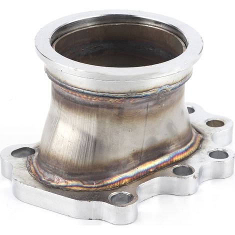 Adaptateur de bride turbo 8 boulons vers sortie V-Band 3 pouces pour downpipe compatible Garrett T25 T28 GT25 GT28 (1/5)
