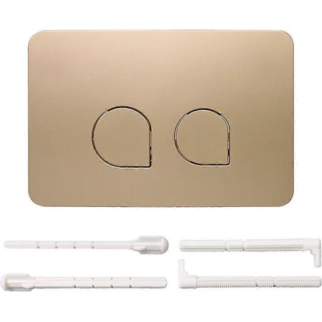 Zweimengenspülung für WC Sigma012030, Serie Sigma – Modernes goldenes Badaccessoire (1/5)