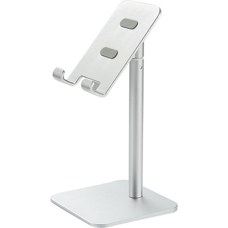 Support Téléphone Portable - Bras Réglable En Alliage D'aluminium - Pour Bureau - Hauteur Télescopique - Angle Ajustable - 1 Pièce (1/5)