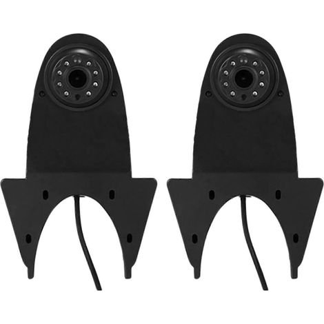 2 cámaras de visión trasera para coche con 8 LED, resistentes al agua, para Mercedes Benz Viano, Sprinter y Vito. Cámaras de visión trasera infrarrojas para vehículos. (1/5)