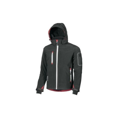 [NEUWERTIG] B-Ware U Power Softshelljacke Metropolis Arbeitsjacke Jacke Gr Xl Schwarz Carbon