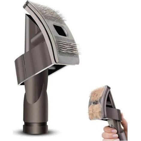 Adecuado para Dyson V6V7V8V10, accesorios para aspiradoras, cepillo para mascotas, pelo largo, cabezal de cepillo de pelo para perros y gatos (1/3)