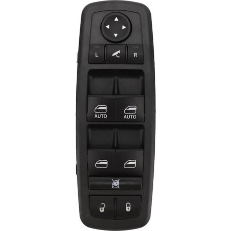 Interruttore principale alzacristalli elettrico lato guidatore, controllo fluido 68184803AC per Grand Cherokee dal 2014 al 2018.
