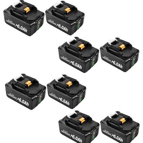 Batterie, 18V Li-ion, Haute Capacité, 8 batterie 6.0Ah (1/2)